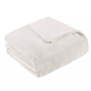 Sleep Philosophy plush weighted blanket COLOR:  IVORY